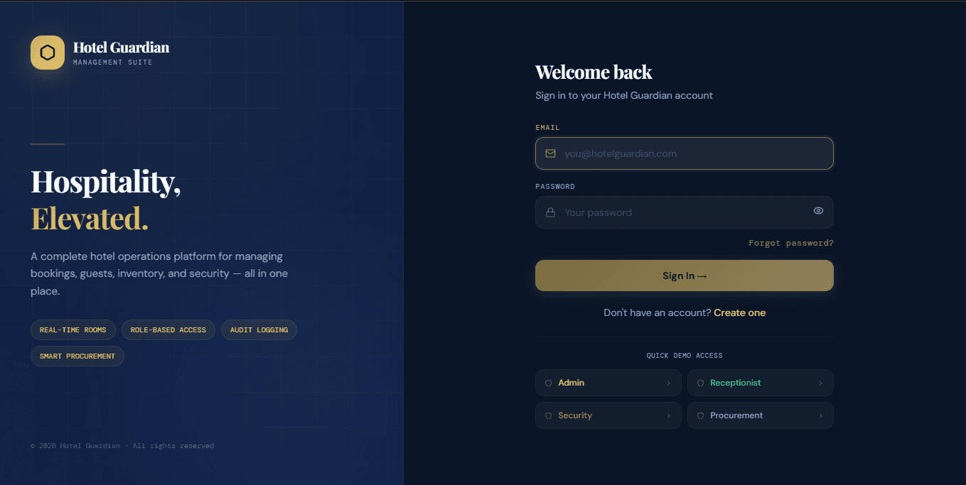 Guardian Hotel System